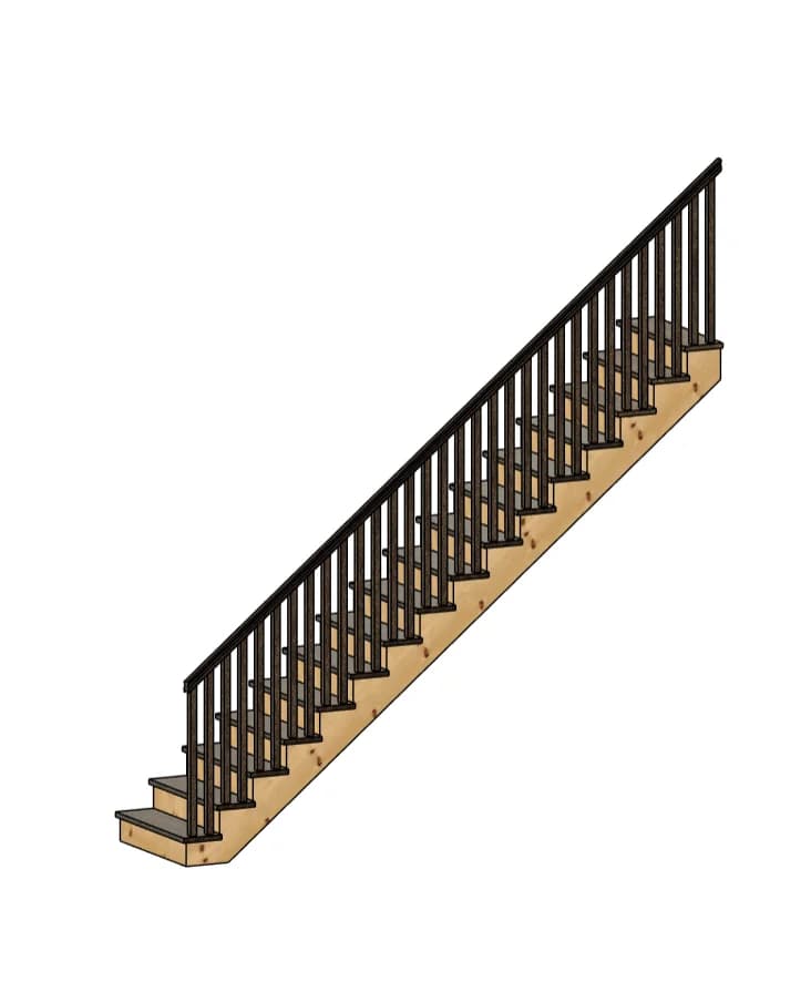 Stairs with Handrail - image 1